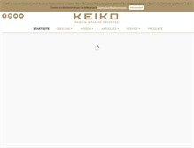 Tablet Screenshot of keiko.de