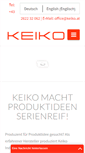 Mobile Screenshot of keiko.at
